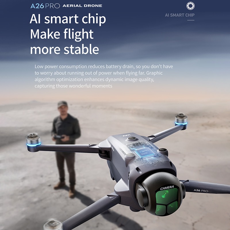 A26 Pro GPS搭載ドローン。4.5インチ大型スクリー - Drone Surveying のレビューと価格