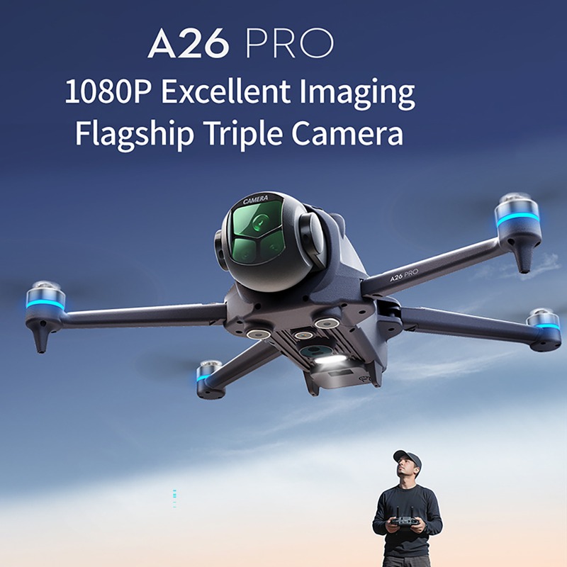 A26 Pro GPS搭載ドローン。4.5インチ大型スクリー - Drone Surveying のレビューと価格