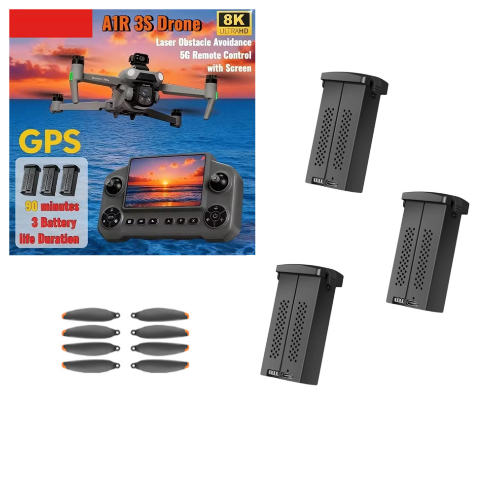 A1R 3S GPS バッテリー 7.4V 3000mAh  - Drone Mapping のレビューと価格