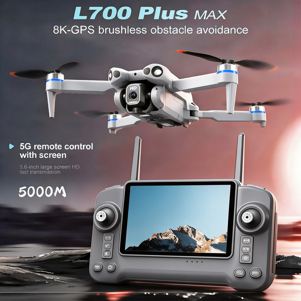 2026 L700 Plus MAX GPS ドローン 8K - Drone Surveying のレビューと価格