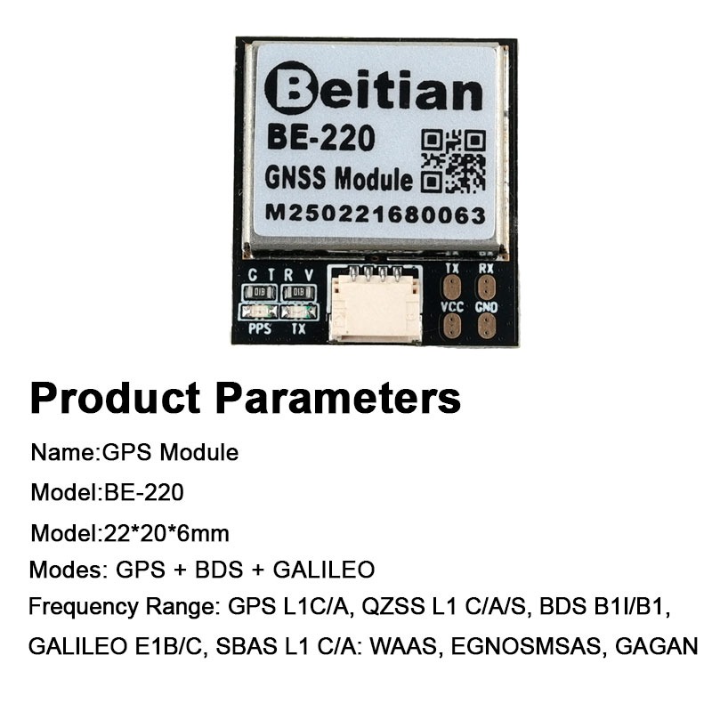 Beitian BE-220 GPS 統合モジュールアンテナ - Drone Mapping のレビューと価格
